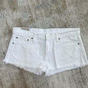 Polo Ralph Lauren White Jean Shorts
